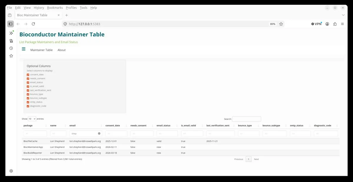 Ensuring Bioconductor Maintainer Compliance with New Email Verification System