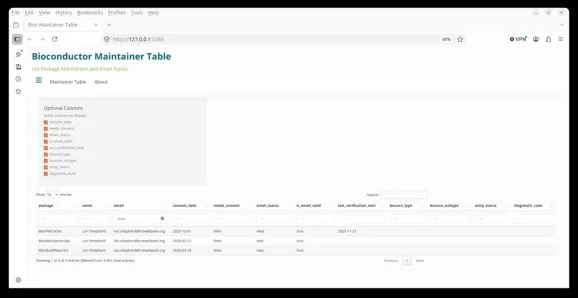 Shiny App Interface