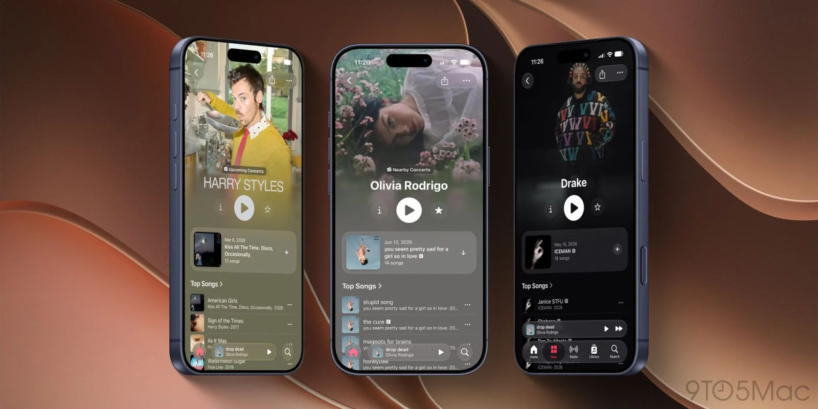 Apple Music's Design Overhaul in iOS 27 Elevates Artist and Album Pages